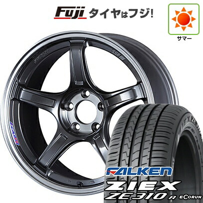 【新品国産車用5穴114.3】 夏タイヤ ホイール4本セット 225/40R18 ファルケン ジークス ZE310R エコラン(限定) SSR GT GTX03 8J 18インチ(送料無料) 111,050円