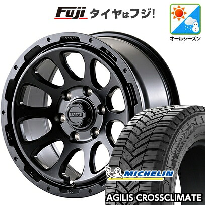【新品】ハイエース200系 オールシーズンタイヤ ホイール4本セット 215/60R17 109/107T ミシュラン アジリス クロスクライメート モーターファーム ファームD10 7J 17インチ(送料無料) 132,250円