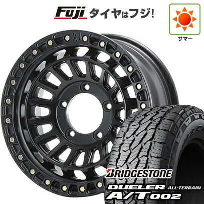 【新品】ジムニーシエラ/ジムニーノマド 夏タイヤ ホイール4本セット 215/70R16 ブリヂストン デューラー A/T002 OWL/RBL MLJ エクストリームJ XJ08 6J 16インチ(送料無料)