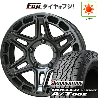 【新品】ジムニーシエラ/ジムニーノマド 夏タイヤ ホイール4本セット 215/70R16 ブリヂストン デューラー A/T002 OWL/RBL 共豊 PPX MK6 6J 16インチ(送料無料)