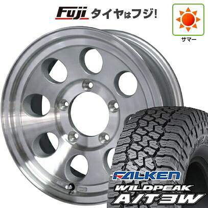 【新品】ジムニーシエラ/ジムニーノマド 夏タイヤ ホイール4本セット 30X9.5R15 ファルケン ワイルドピーク A/T3W WEDS ウェッズ ジムライン タイプ2 6J 15インチ(送料無料)