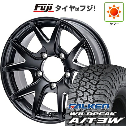 【新品】ジムニー 夏タイヤ ホイール4本セット 175/80R16 ファルケン ワイルドピーク A/T3W ショウワガレージ インスパイア テン 5.5J 16インチ(送料無料)｜フジ スペシャルセレクション