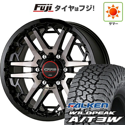 【新品】プラド/ハイラックス 夏タイヤ ホイール4本セット 285/70R17 ファルケン ワイルドピーク A/T3W WORK ワーク クラッグ ティーグラビックIII【限定】 8J 17インチ(送料無料)