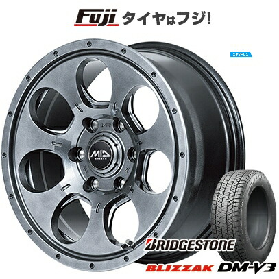 【新品】FJクルーザー スタッドレスタイヤ ホイール4本セット 265/70R17 ブリヂストン ブリザック DM-V3 MID WHEELS マッドエージェント 7.5J 17インチ(送料無料) の商品写真