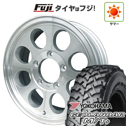 【新品】ジムニー 夏タイヤ ホイール4本セット 195R16C 104/102Q ヨコハマ ジオランダー M/T+ G001J WEDS ウェッズ ジムライン タイプ2 5.5J 16インチ(送料無料)