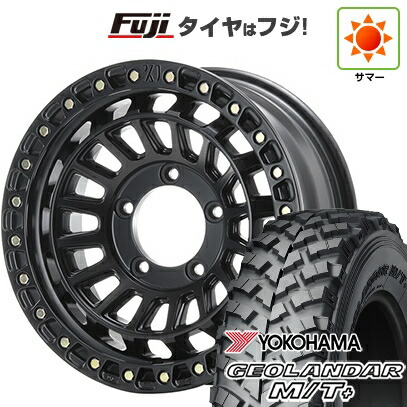 【新品】ジムニー 夏タイヤ ホイール4本セット 195R16C 104/102Q ヨコハマ ジオランダー M/T+ G001J MLJ エクストリームJ XJ08 5.5J 16インチ(送料無料)