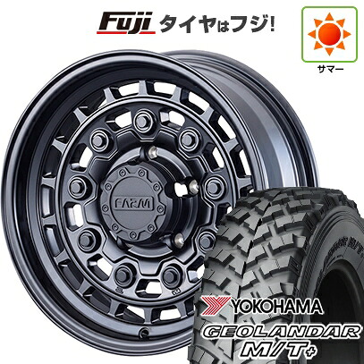 【新品】ジムニー 夏タイヤ ホイール4本セット 195R16C 104/102Q ヨコハマ ジオランダー M/T+ G001J モーターファーム ローグナイン 5.5J 16インチ(送料無料)｜フジ スペシャルセレクション 208,400円