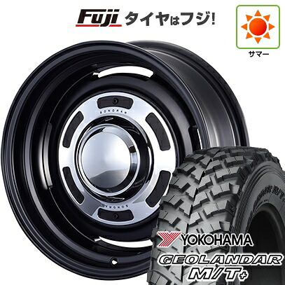 【新品】ジムニー 夏タイヤ ホイール4本セット 195R16C 104/102Q ヨコハマ ジオランダー M/T+ G001J モーターファーム ソノーラ 5.5J 16インチ(送料無料)