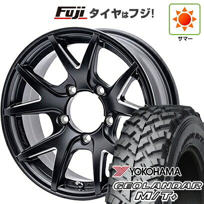 【新品】ジムニー 夏タイヤ ホイール4本セット 215/85R16 ヨコハマ ジオランダー M/T+ G001C ショウワガレージ インスパイア テン 5.5J 16インチ(送料無料)｜フジ スペシャルセレクション