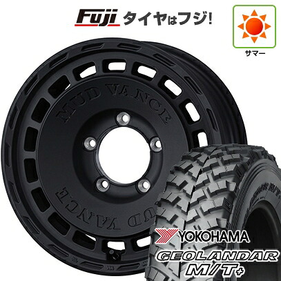 【新品】ジムニー 夏タイヤ ホイール4本セット 195R16C 104/102Q ヨコハマ ジオランダー M/T+ G001J WEDS ウェッズアドベンチャー マッドヴァンス DX 5.5J 16インチ(送料無料)