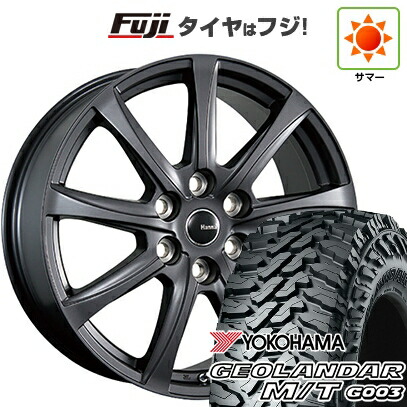 【新品】ランクル300 夏タイヤ ホイール4本セット 285/65R18 ヨコハマ ジオランダー M/T G003 TWS ハンナ TL9 トヨタ･レクサス専用 8J 18インチ(送料無料)