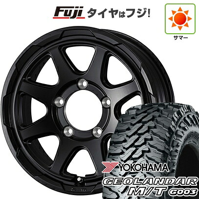 【新品】ジムニーシエラ/ジムニーノマド 夏タイヤ ホイール4本セット 215/70R16 ヨコハマ ジオランダー M/T G003 WEDS ウェッズアドベンチャー スタットベルク 6J 16インチ(送料無料)