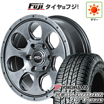 【新品】プラド/ハイラックス 夏タイヤ ホイール4本セット 285/70R17 ヨコハマ ジオランダー A/T G015 OWL/RBL MID WHEELS マッドエージェント 7.5J 17インチ(送料無料)