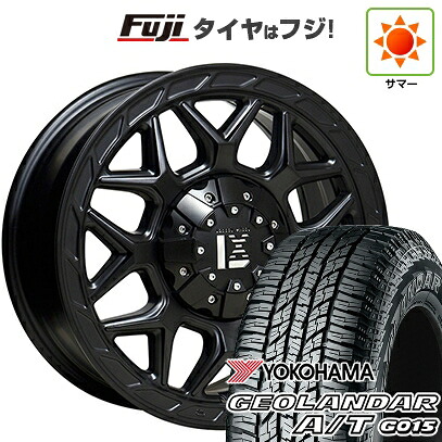 【新品】プラド/ハイラックス 夏タイヤ ホイール4本セット 285/70R17 ヨコハマ ジオランダー A/T G015 OWL/RBL オフビート レクセル インフェルノ 8J 17インチ(送料無料)