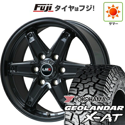 【新品】ランクル250 夏タイヤ ホイール4本セット 265/70R18 116 T ヨコハマ ジオランダー X-AT G016 RBL レアマイスター LMG エトナ(マットブラック) トヨタ・レクサス車専用 7.5J 18インチ(送料無料)