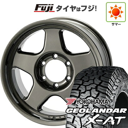 【新品】ランクル250 夏タイヤ ホイール4本セット 265/70R18 116 T ヨコハマ ジオランダー X-AT G016 RBL フォーバイフォーエンジニア ブラッドレー V 8.5J 18インチ(送料無料)