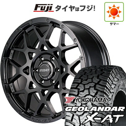 【新品】ランクル300 夏タイヤ ホイール4本セット 285/55R20 116 T XL ヨコハマ ジオランダー X-AT G016 RBL RAYS レイズ デイトナ M8 BLACK EDITION 9J 20インチ(送料無料)