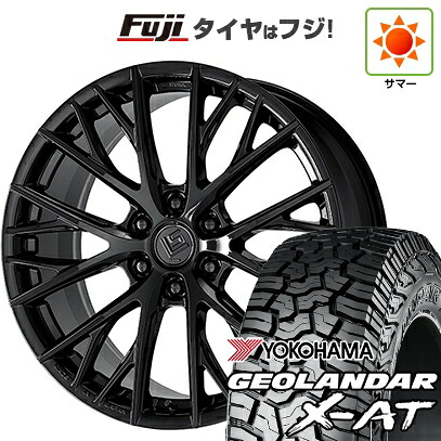 【新品】ランクル300 夏タイヤ ホイール4本セット 285/55R20 116 T XL ヨコハマ ジオランダー X-AT G016 RBL WORK ワーク LS バサラ SUV LX 9J 20インチ(送料無料)