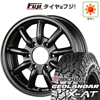 【新品】ハイエース200系 夏タイヤ ホイール4本セット 215/65R16 109/107Q ヨコハマ ジオランダー X-AT G016 OWL ファブレス ヴァローネ MC-9 1P 6.5J 16インチ(送料無料)