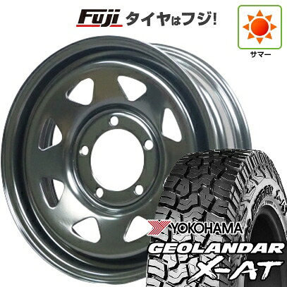 【新品】ジムニー 夏タイヤ ホイール4本セット 195R16C 104/102Q ヨコハマ ジオランダー X-AT G016 OWL コーリン オールドカントリー SS8 5.5J 16インチ(送料無料)