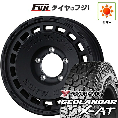 【新品】ジムニー 夏タイヤ ホイール4本セット 195R16C 104/102Q ヨコハマ ジオランダー X-AT G016 OWL WEDS ウェッズアドベンチャー マッドヴァンス DX 5.5J 16インチ(送料無料)|フジ スペシャルセレクション