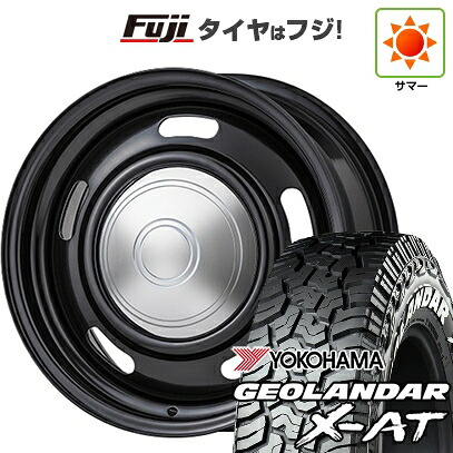 【新品】ジムニーシエラ/ジムニーノマド 夏タイヤ ホイール4本セット 225/70R16 ヨコハマ ジオランダー X-AT G016 WL コーリン オールドカントリー 6J 16インチ(送料無料)｜フジ スペシャルセレクション