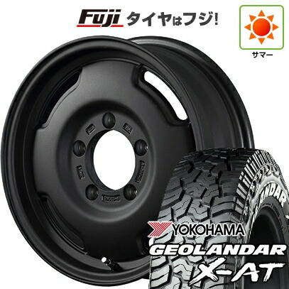 【新品】ジムニーシエラ/ジムニーノマド 夏タイヤ ホイール4本セット 225/70R16 ヨコハマ ジオランダー X-AT G016 WL アピオ ワイルドボア SR 6J 16インチ(送料無料)|フジ スペシャルセレクション
