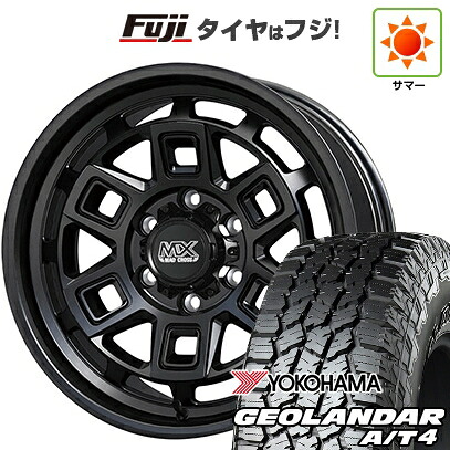 【新品】キャラバン 夏タイヤ ホイール4本セット 215/65R16 109/107S ヨコハマ ジオランダー A/T4 G018 WL/RBL ホットスタッフ マッドクロス アイヴァー 6.5J 16インチ(送料無料)