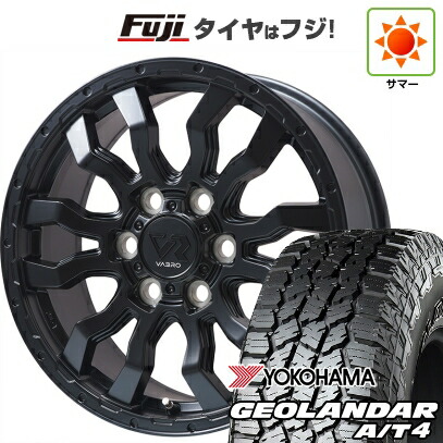 【新品】ランクル250 夏タイヤ ホイール4本セット 275/70R18 116 T ヨコハマ ジオランダー A/T4 G018 OWL/RBL トピー ヴァブロ RR-01【限定】 トヨタ・レクサス車専用 7.5J 18インチ(送料無料)