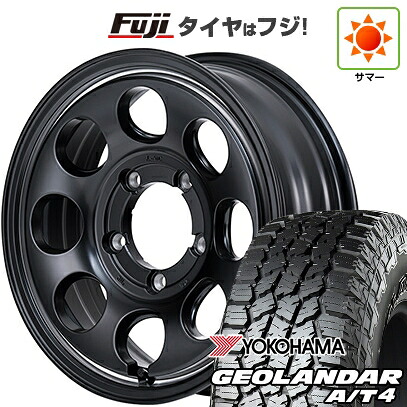 【新品】ジムニーシエラ/ジムニーノマド 夏タイヤ ホイール4本セット 225/70R16 ヨコハマ ジオランダー A/T4 G018 RBL MID WHEELS ガルシア パーム8 6J 16インチ(送料無料)|フジ スペシャルセレクション