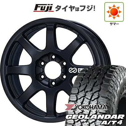 【新品】ランクル250 夏タイヤ ホイール4本セット 275/70R18 116 T ヨコハマ ジオランダー A/T4 G018 OWL/RBL ENKEI エンケイ ALLROAD PDT1 8.5J 18インチ(送料無料)