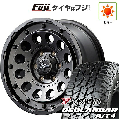 【新品】ランクル300 夏タイヤ ホイール4本セット 275/65R18 ヨコハマ ジオランダー A/T4 G018 OWL/RBL MID WHEELS NITRO POWER H12 ショットガン 8J 18インチ(送料無料)