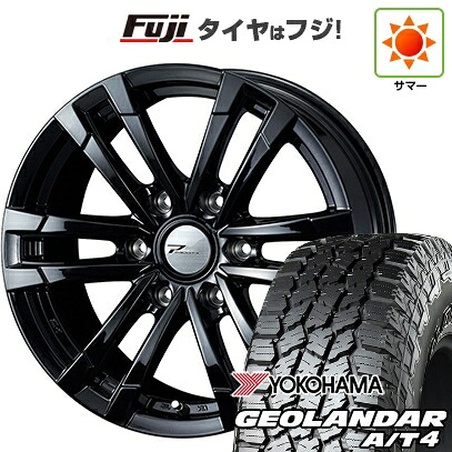 【新品】プラド/ハイラックス 夏タイヤ ホイール4本セット 265/65R17 ヨコハマ ジオランダー A/T4 G018 RBL WEDS ウェッズアドベンチャー プロディータ HC2 ブラック 限定 8J 17インチ(送料無料)