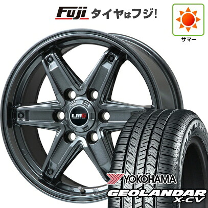 【新品】ランクル250 夏タイヤ ホイール4本セット 265/70R18 ヨコハマ ジオランダー X-CV G057 レアマイスター LMG エトナ(ディープグレー) トヨタ・レクサス車用 7.5J 18インチ(送料無料)|フジ スペシャルセレクション