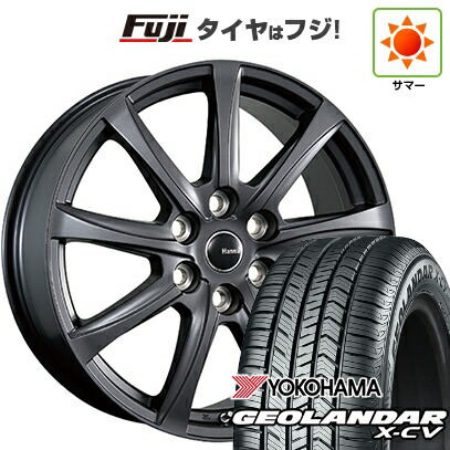 【新品】ランクル250 夏タイヤ ホイール4本セット 265/70R18 ヨコハマ ジオランダー X-CV G057 TWS ハンナ TL9 トヨタ･レクサス専用 8J 18インチ(送料無料)