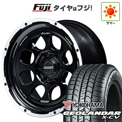 【新品】ランクル250 夏タイヤ ホイール4本セット 265/70R18 ヨコハマ ジオランダー X-CV G057 RAYS レイズ A LAP-08X 8.5J 18インチ(送料無料)