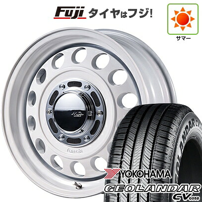 【新品】ジムニーシエラ/ジムニーノマド 夏タイヤ ホイール4本セット 225/70R16 ヨコハマ ジオランダー CV G058 MID WHEELS ガルシア シスコ タイプ2 6J 16インチ(送料無料)