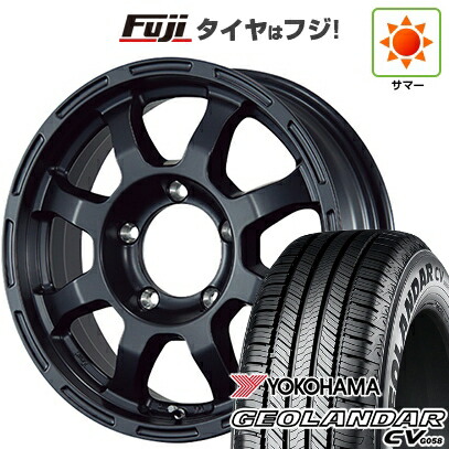 【新品】ジムニーシエラ/ジムニーノマド 夏タイヤ ホイール4本セット 195/80R15 ヨコハマ ジオランダー CV G058 TWS グランヴァード Elan 5.5J 15インチ(送料無料)