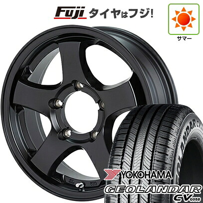 【新品】ジムニーシエラ/ジムニーノマド 夏タイヤ ホイール4本セット 215/70R16 ヨコハマ ジオランダー CV G058 ショウワガレージ TYPE-M 6J 16インチ(送料無料)|フジ スペシャルセレクション