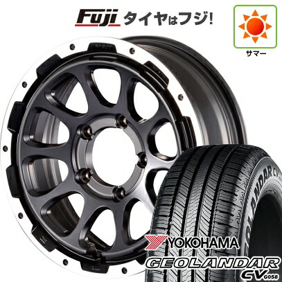 【新品】ジムニーシエラ/ジムニーノマド 夏タイヤ ホイール4本セット 215/70R16 ヨコハマ ジオランダー CV G058 モーターファーム ファームD10 6J 16インチ(送料無料)|フジ スペシャルセレクション
