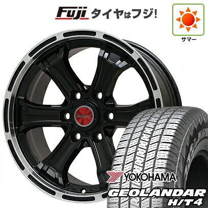 【新品】ランクル250/ランクル300 夏タイヤ ホイール4本セット 265/65R18 ヨコハマ ジオランダー H/T4 G062 ビッグウエイ B-MUD K(グロスブラックリムポリッシュ)トヨタ 8J 18インチ(送料無料)