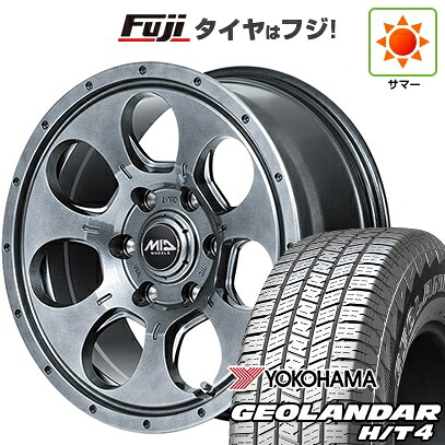 【新品】プラド/ハイラックス 夏タイヤ ホイール4本セット 265/65R17 ヨコハマ ジオランダー H/T4 G062 MID WHEELS マッドエージェント 7.5J 17インチ(送料無料)