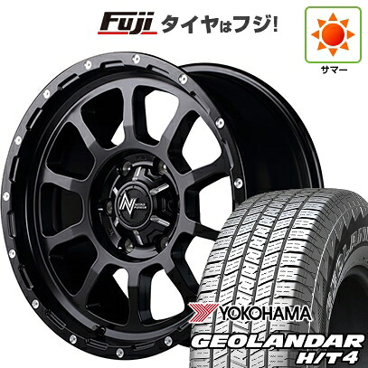 【新品】プラド/ハイラックス 夏タイヤ ホイール4本セット 265/70R17 ヨコハマ ジオランダー H/T4 G062 MID WHEELS NITRO POWER M10 パーシング 8J 17インチ(送料無料)｜フジ スペシャルセレクション