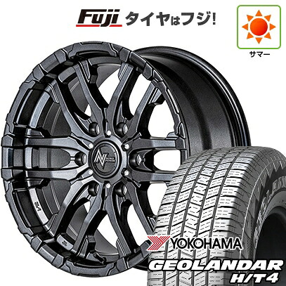 【新品】プラド/ハイラックス 夏タイヤ ホイール4本セット 265/65R17 ヨコハマ ジオランダー H/T4 G062 MID WHEELS NITRO POWER M26 クロスファング 8J 17インチ(送料無料)