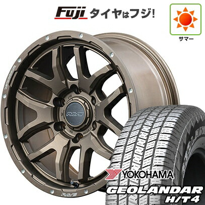 【新品】プラド/ハイラックス 夏タイヤ ホイール4本セット 265/65R17 ヨコハマ ジオランダー H/T4 G062 RAYS レイズ デイトナ F6ブースト 8J 17インチ(送料無料)｜フジ スペシャルセレクション 148,100円