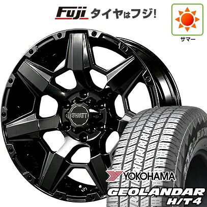 【新品】プラド/ハイラックス 夏タイヤ ホイール4本セット 265/70R17 ヨコハマ ジオランダー H/T4 G062 クライメイト スワット(SBC) 8J 17インチ(送料無料)｜フジ スペシャルセレクション
