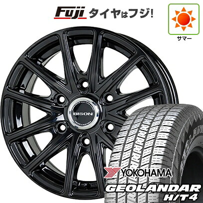 【新品】プラド/ハイラックス 夏タイヤ ホイール4本セット 265/65R17 ヨコハマ ジオランダー H/T4 G062 ホットスタッフ バイソン BN-01 7.5J 17インチ(送料無料)