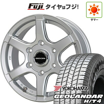 【新品】プラド/ハイラックス 夏タイヤ ホイール4本セット 265/65R17 ヨコハマ ジオランダー H/T4 G062 ホットスタッフ バイソン BN-04 7.5J 17インチ(送料無料)