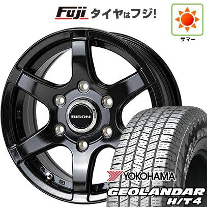【新品】プラド/ハイラックス 夏タイヤ ホイール4本セット 265/65R17 ヨコハマ ジオランダー H/T4 G062 ホットスタッフ バイソン BN-04 7.5J 17インチ(送料無料)