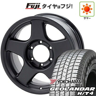 【新品】プラド/ハイラックス 夏タイヤ ホイール4本セット 265/65R17 ヨコハマ ジオランダー H/T4 G062 フォーバイフォーエンジニア ブラッドレー V 9J 17インチ(送料無料)